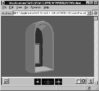 Screen Image of inline VRML