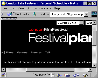 London Film Festival Planner