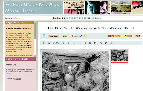 screenshot (79KB) : Figure 3 : Pathway on the Western Front