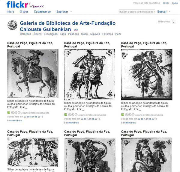 screenshot (87KB) : Figure 3 : Biblioteca de Arte-Fundação Calouste Gulbenkian – Flickr Photostream