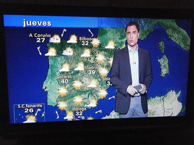Spanish weather forecasting: A tough job, but someone has to do it.