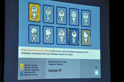 diagram (40KB) : Figure 2: A scale used to measure emotion in the Designing for Happiness presentation