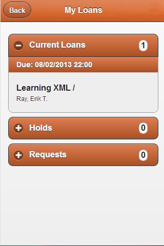Figure 3: My Loans page
