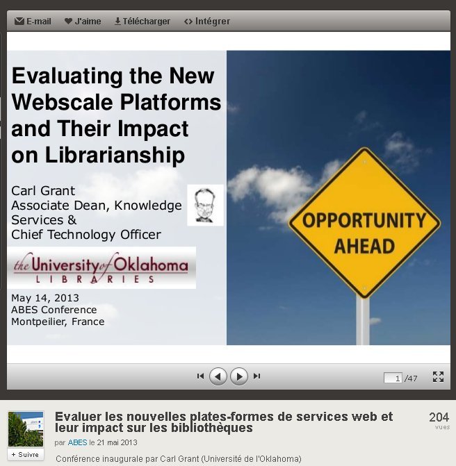Figure 1: Opening page of ‘Evaluating the Webscale Platforms and Their Impact on Librarianship’