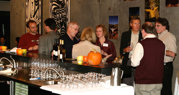 photo (56K) : Figure 1 : Welcome Reception at the state-of the-art Novelty Hill Winery (picture courtesy of Stu Weibel)