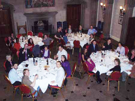 photo (35KB) : Conference Dinner. Photo courtesy of Dominic Tate©, SHERPA/RSP, University of Nottingham