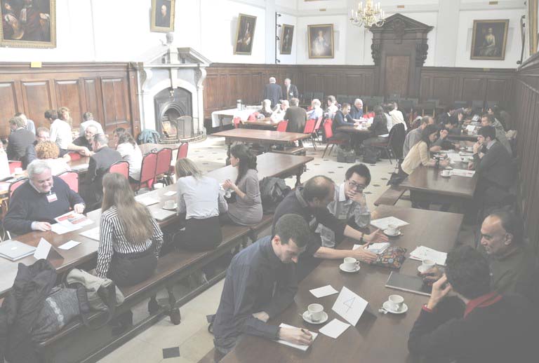 The collaborative ideas session, held in the College’s dining room