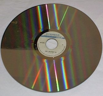 Figure 2: Laser disc, circa 1980