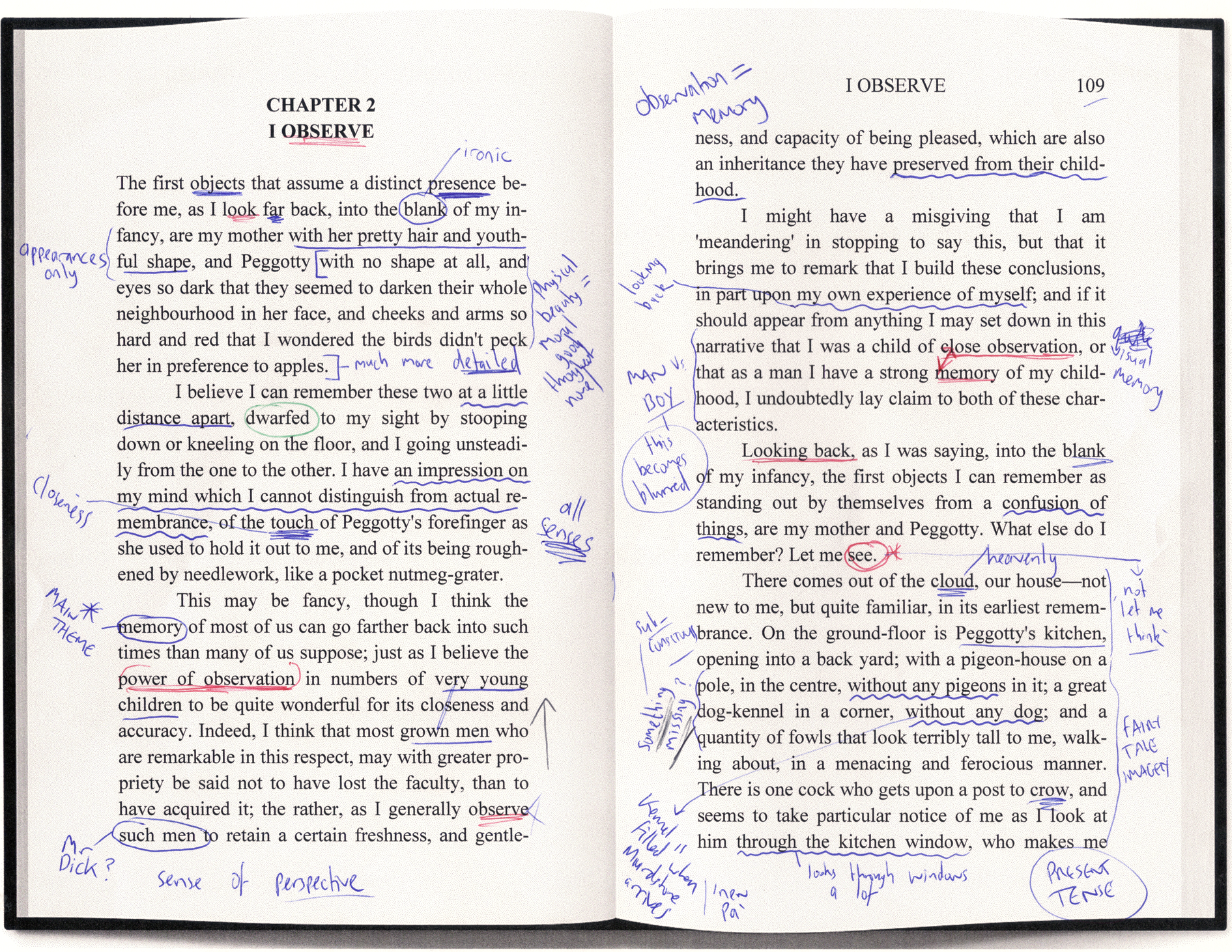 Figure 1: Manual annotation of a text