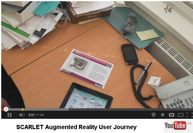 Figure 1: SCARLET Augmented Reality User Journey. © Mimas, University of Manchester, video on YouTube
